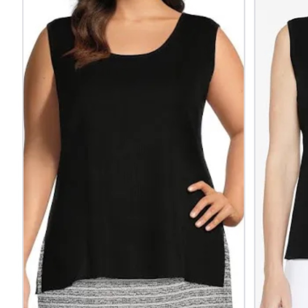 Ming Wang knit top